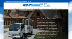 Desktop Screenshot of aircareservices.com